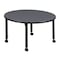 Regency Round Mobile Tables, 48 W, 48 L, 23-34 H, Wood, Metal, Grey TB48RNDGYAPCBK - alternate 2